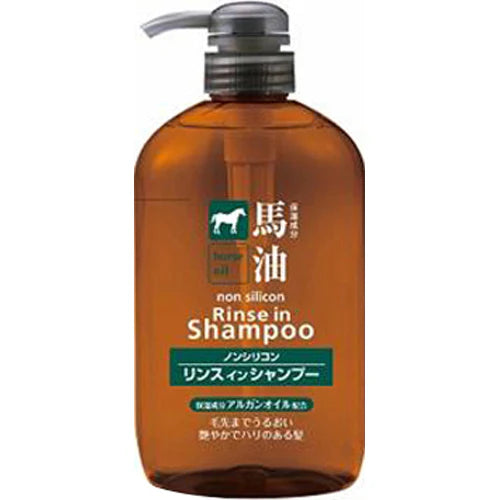 Horse Oil Rinse in Shampoo ชมพูผสมครีมนวดน้ำมันม้า