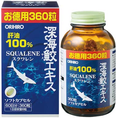 ORIHIRO Squalene น้ำมันตับปลาฉลามน้ำลึก