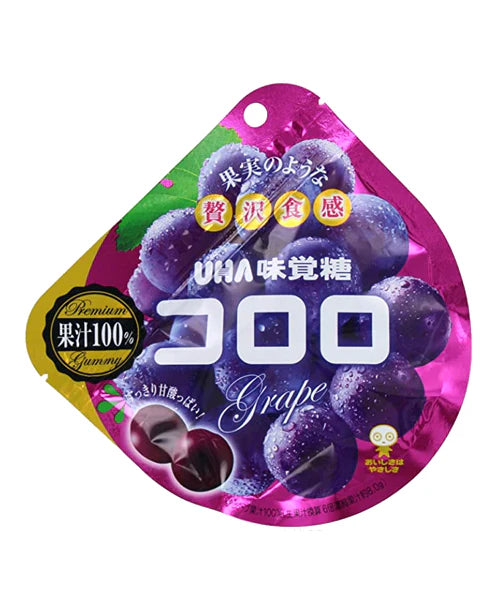 เยลลี่ญี่ปุ่นโคโรโร่ รสองุ่นม่วง Cororo Grape Gummy