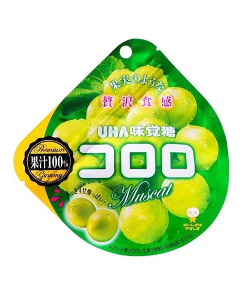 เยลลี่ญี่ปุ่นโคโรโร่ รสองุ่นเขียว Cororo Muscat Gummy
