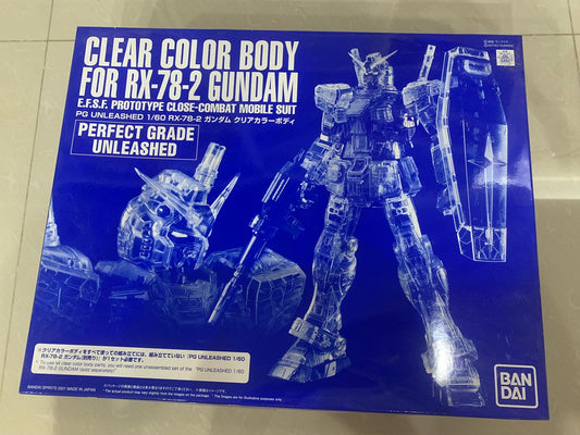 GUNDAM clear color body Bandai - PG UNLEASHED 1/60 RX-78-2